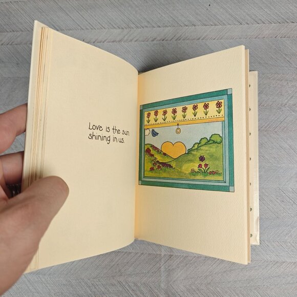 A Book Of Loving Thoughts Susan Squellati Florence Vintage Gift Love Friendship - Picture 9 of 9